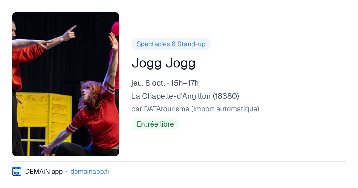 Jogg Jogg — La Chapelle-d'Angillon