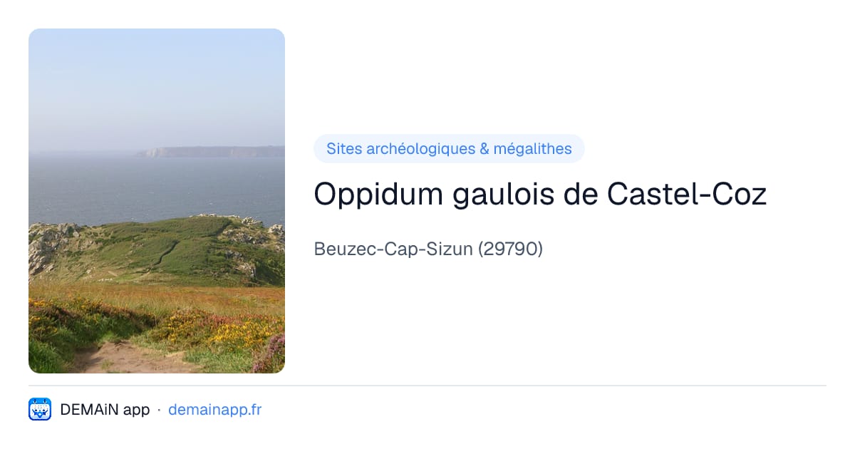 Oppidum gaulois de Castel-Coz — Beuzec-Cap-Sizun