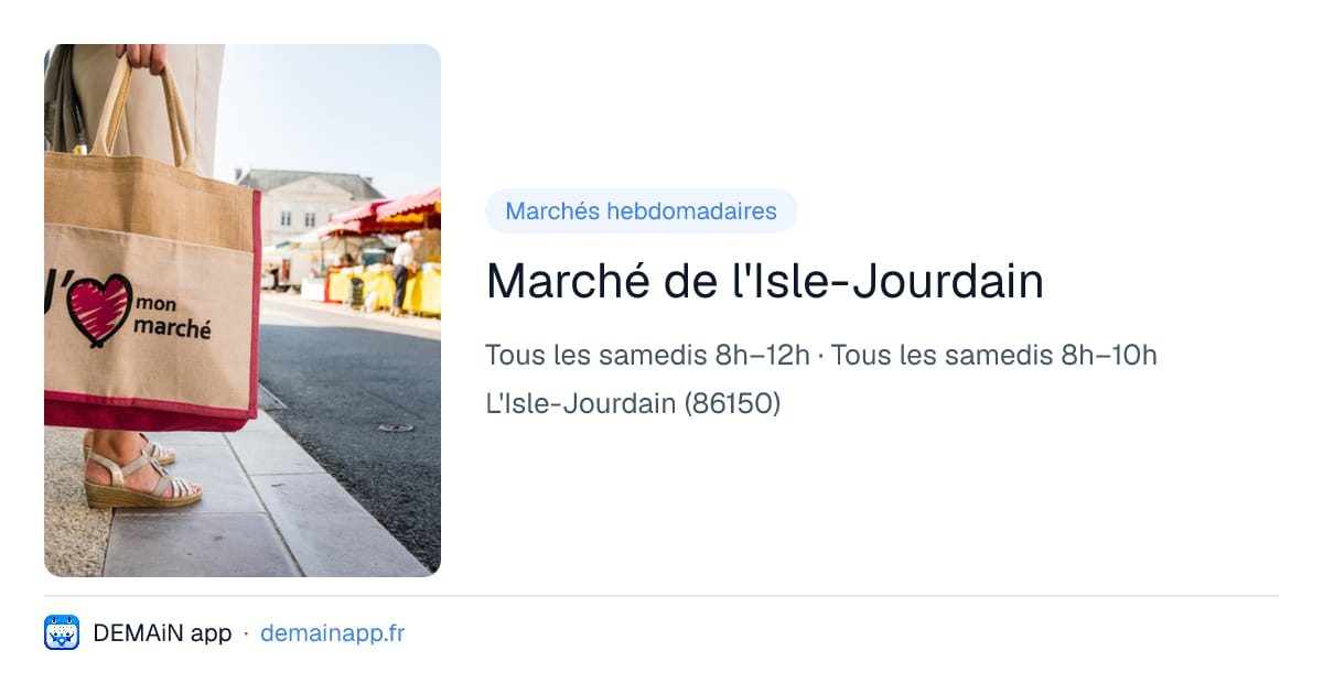 Marché de l'Isle-Jourdain — L'Isle-Jourdain