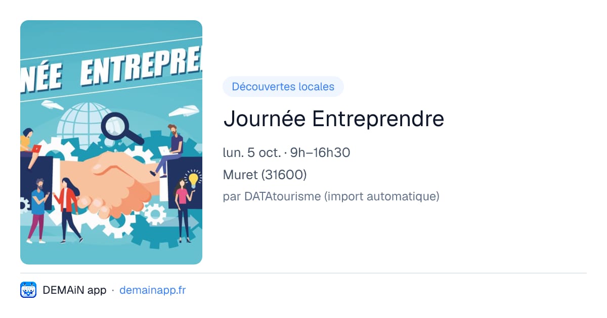 Journée Entreprendre — Muret