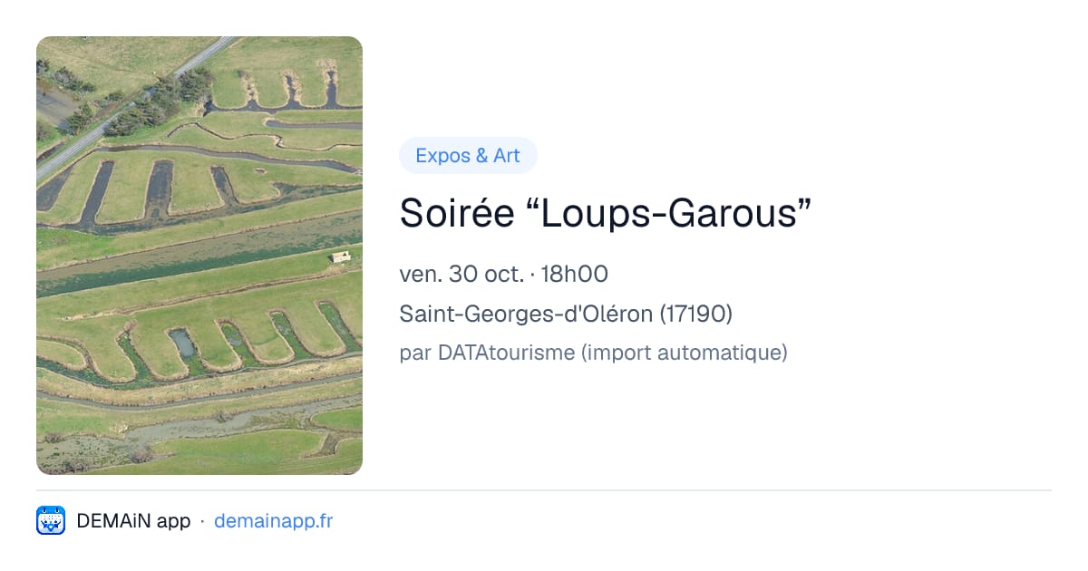 Soirée “Loups-Garous” — Saint-Georges-d'Oléron