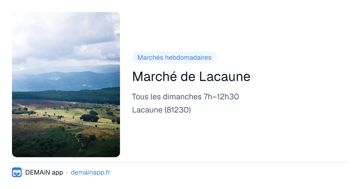 Marché de Lacaune — Lacaune