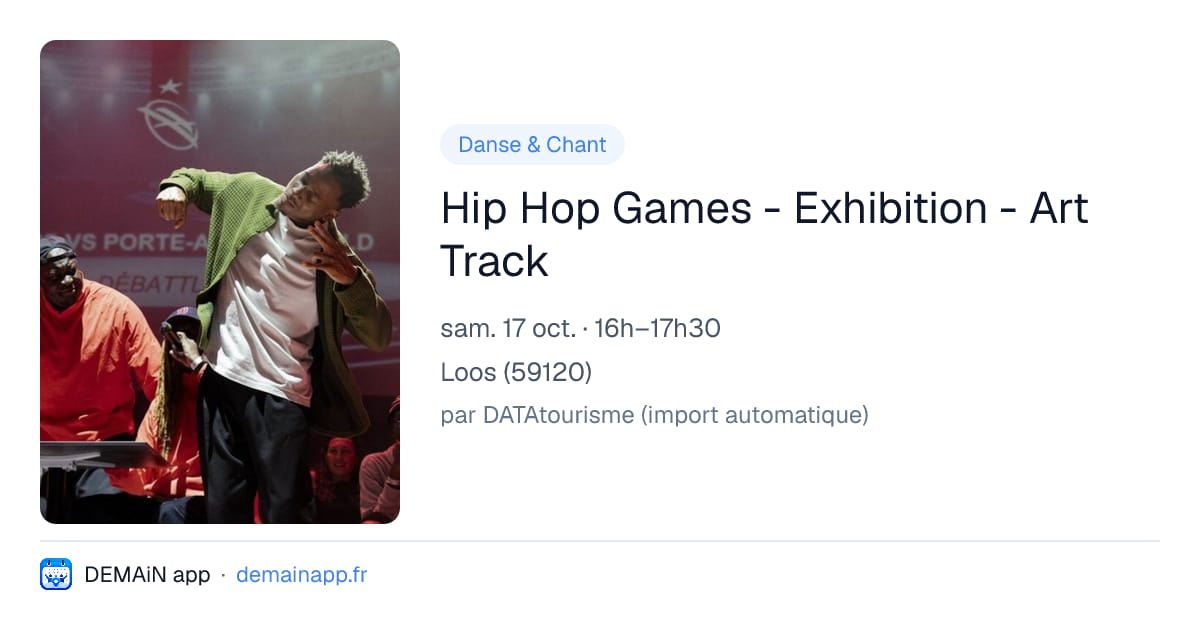 Hip Hop Games - Exhibition - Art Track — Loos