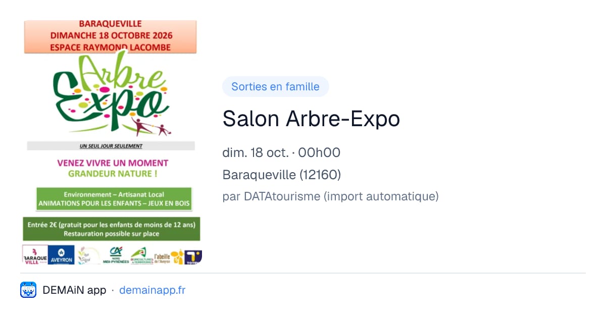 Salon Arbre-Expo — Baraqueville