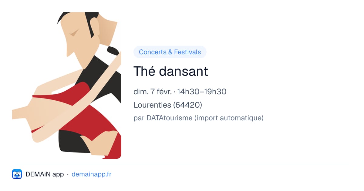 Thé dansant — Lourenties