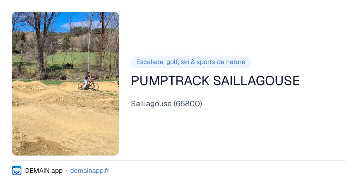PUMPTRACK SAILLAGOUSE — Saillagouse
