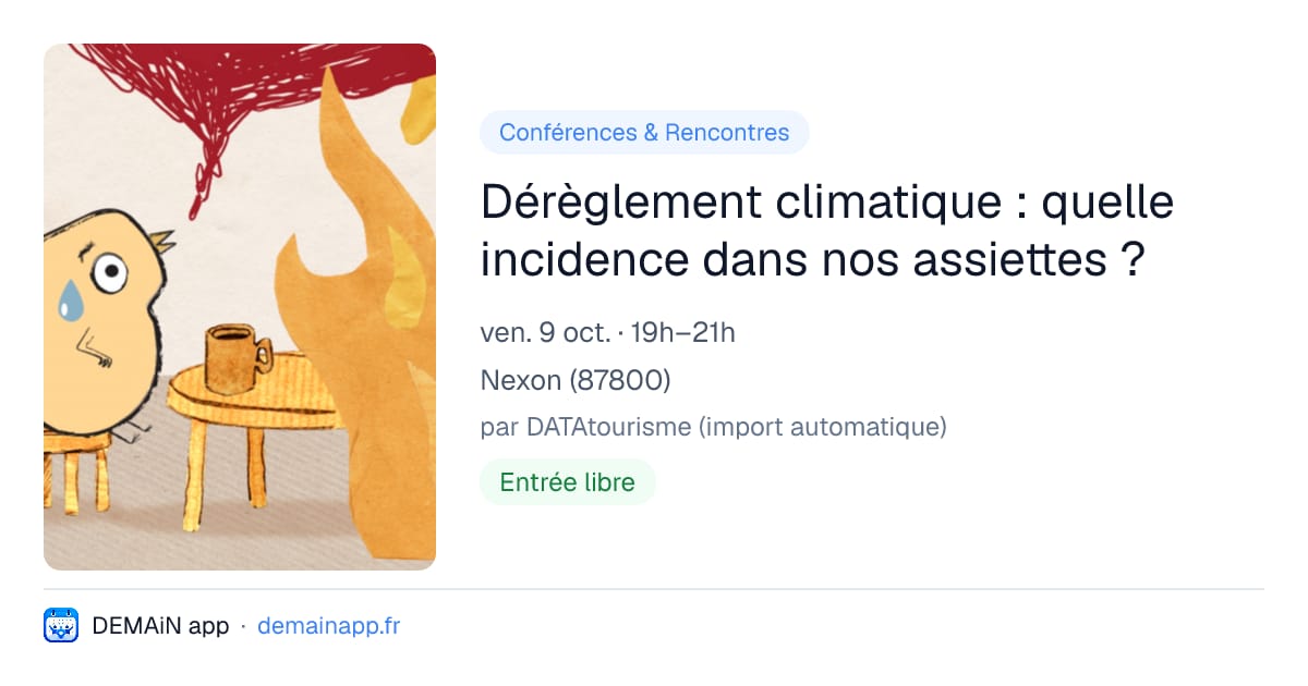 Dérèglement climatique : quelle incidence dans nos assiettes ? — Nexon