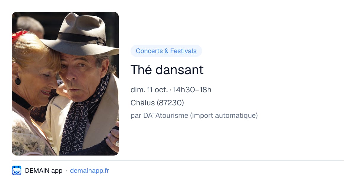 Thé dansant — Châlus