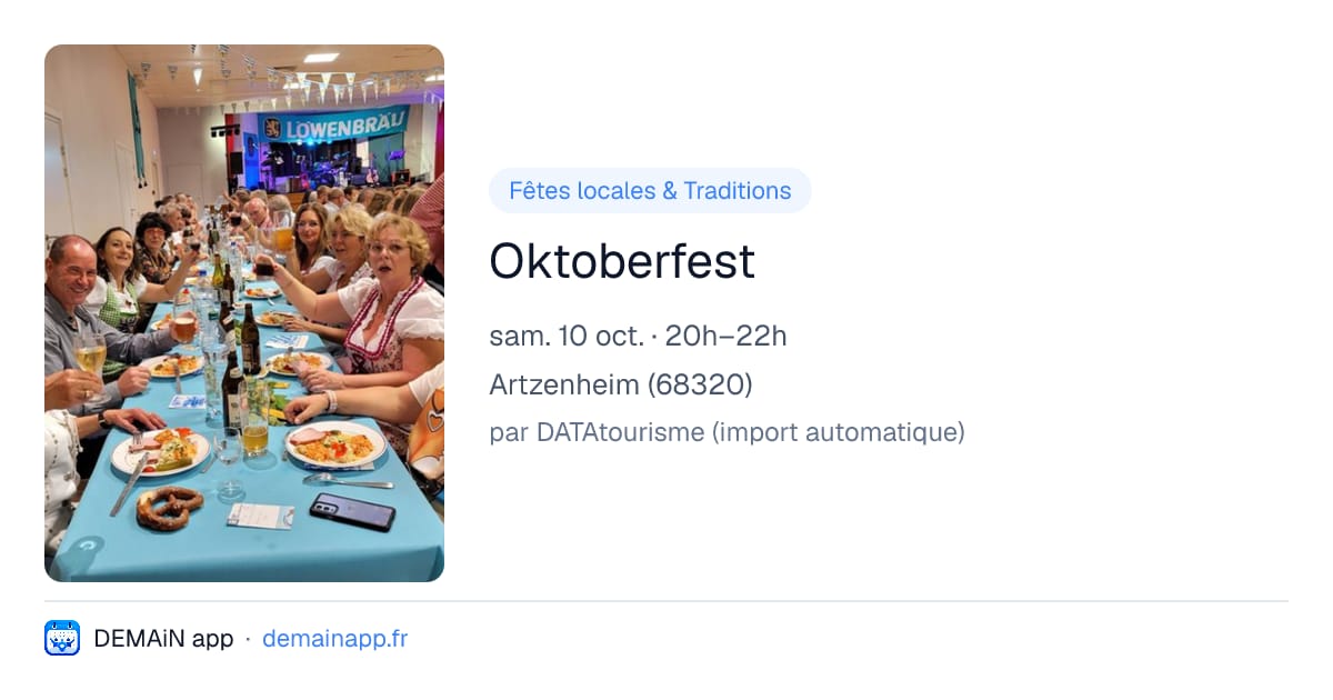 Oktoberfest — Artzenheim