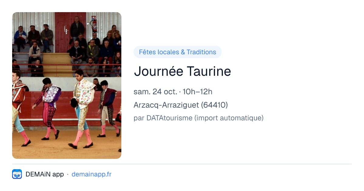 Journée Taurine — Arzacq-Arraziguet