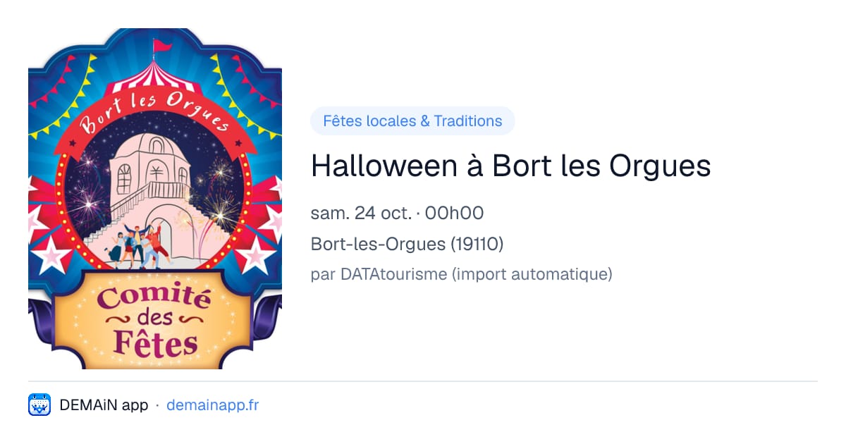 Halloween à Bort les Orgues — Bort-les-Orgues