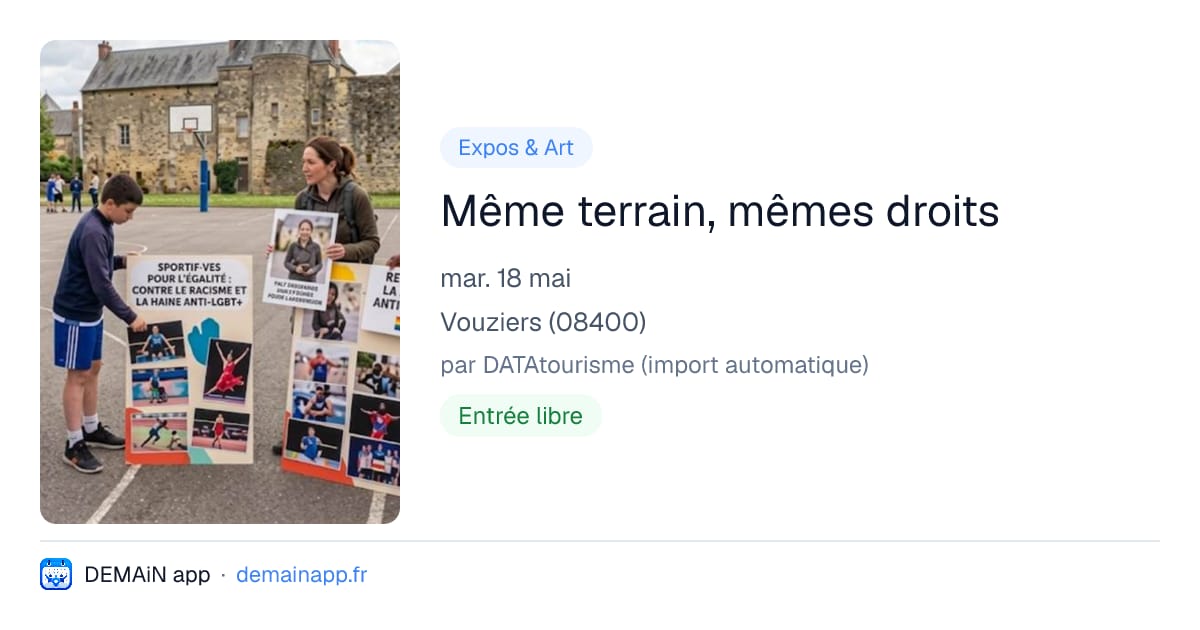 Même terrain, mêmes droits — Vouziers