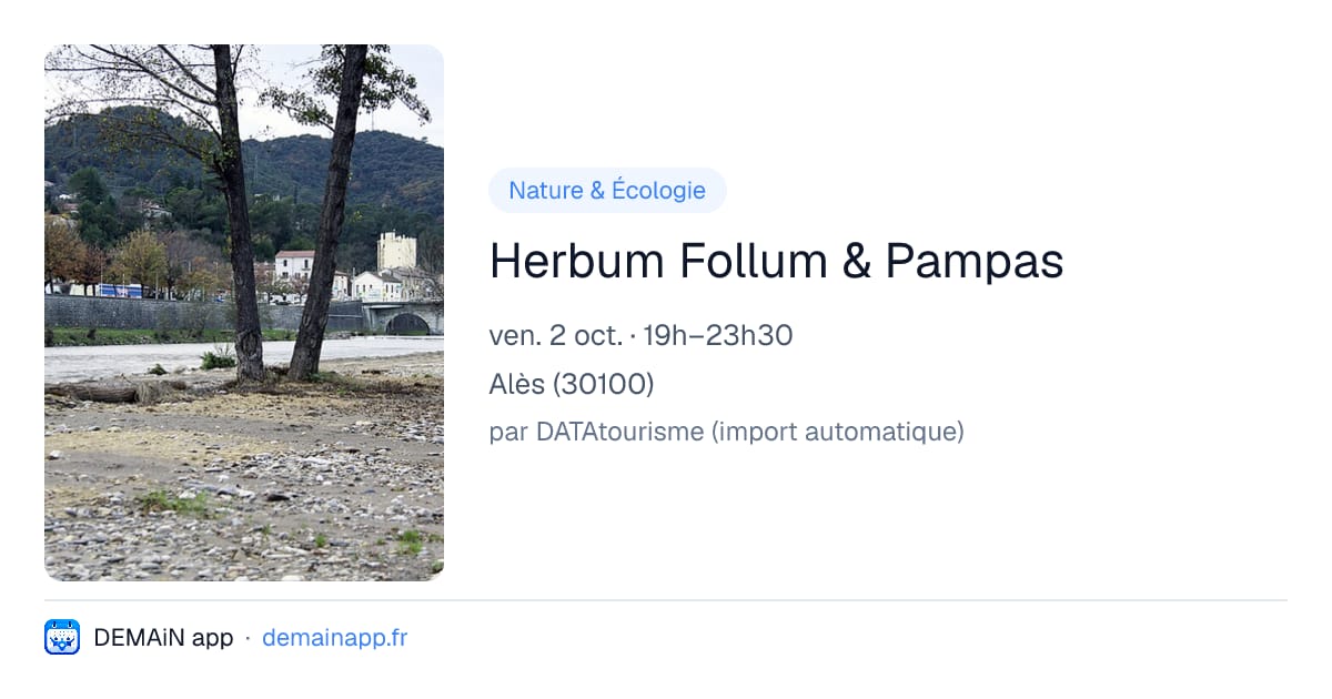 Herbum Follum & Pampas — Alès