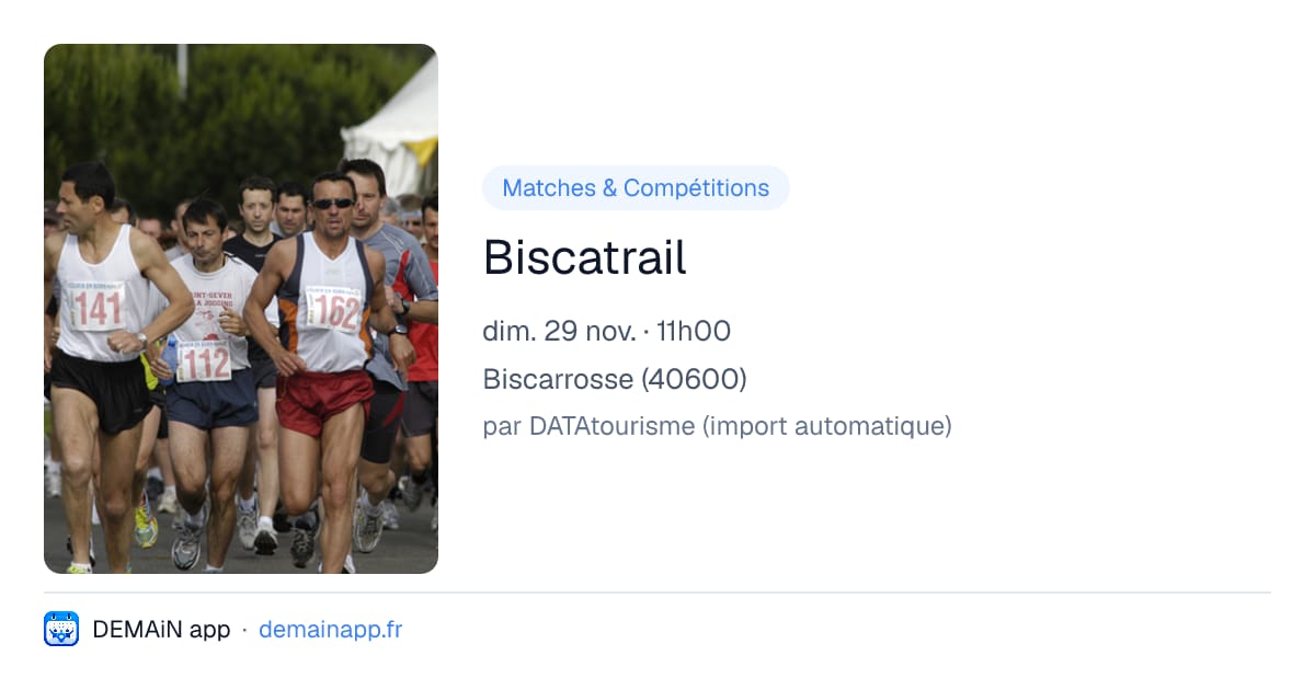 Biscatrail — Biscarrosse
