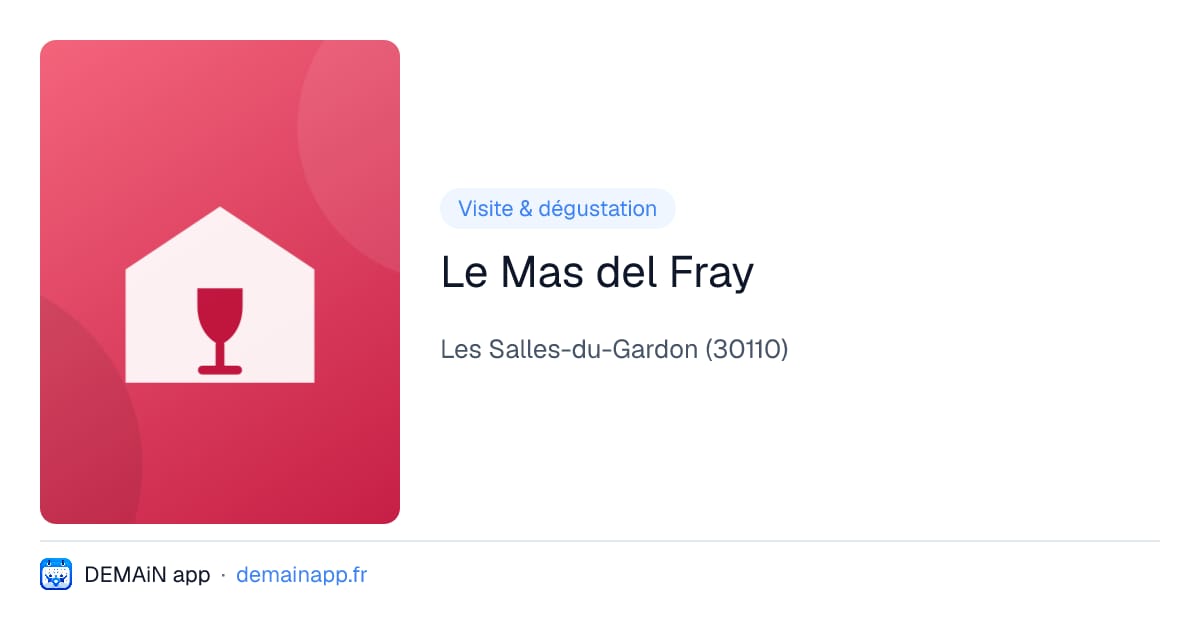 Le Mas del Fray — Les Salles-du-Gardon