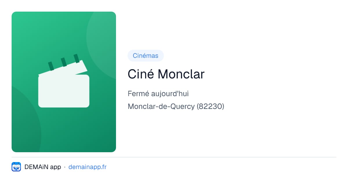 Ciné Monclar — Monclar-de-Quercy