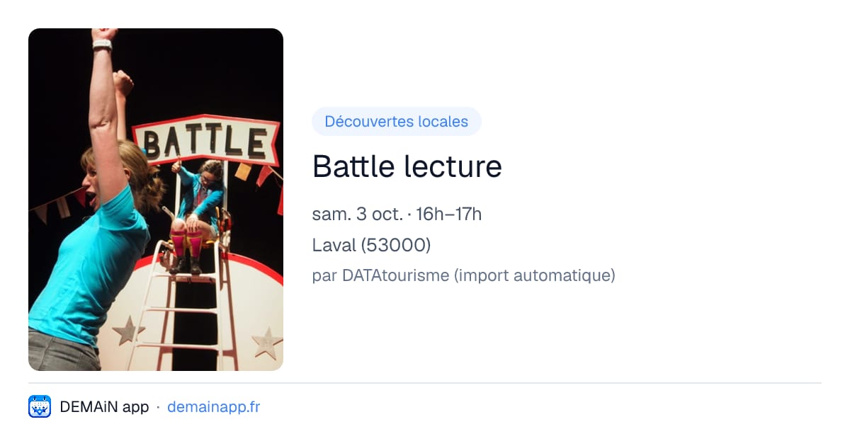 Battle lecture — Laval