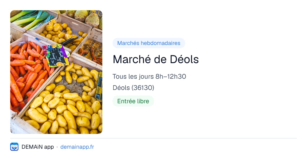 Marché de Déols — Déols