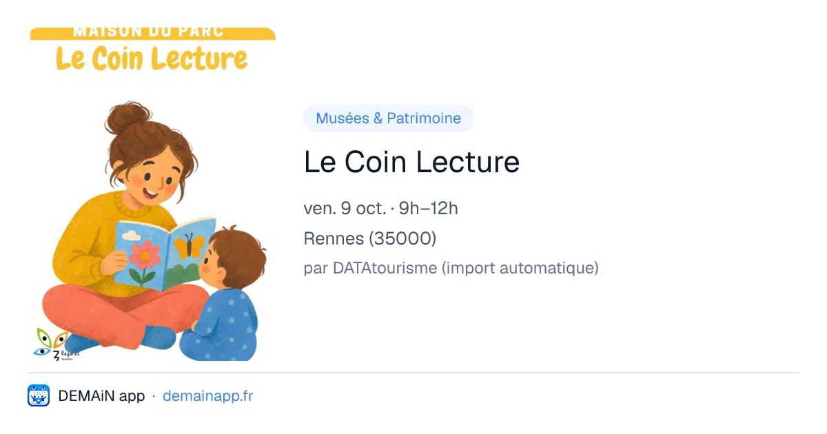 Le Coin Lecture — Rennes