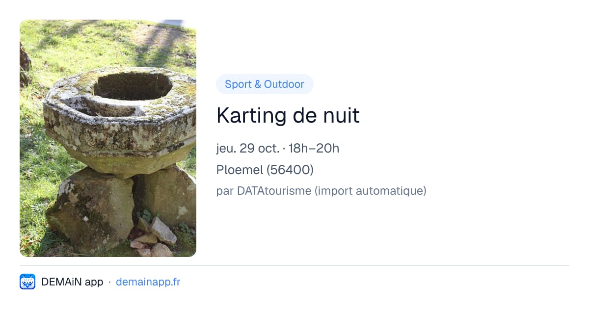 Karting de nuit — Ploemel