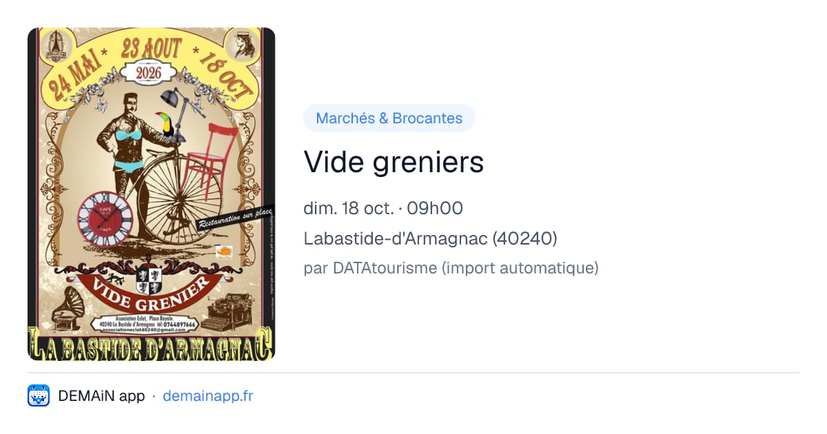 Vide greniers — Labastide-d'Armagnac