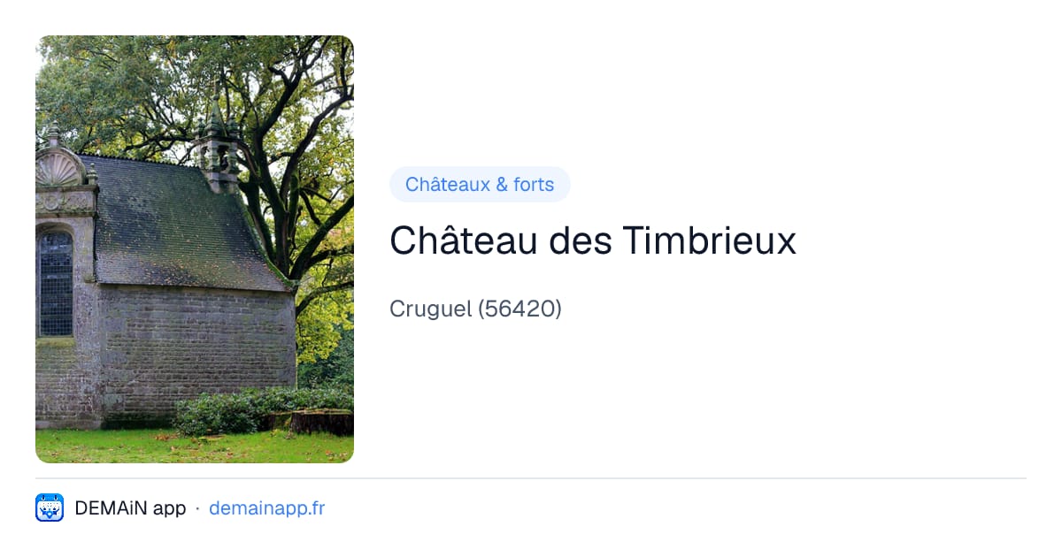 Château des Timbrieux — Cruguel