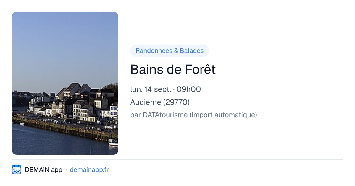 Bains de Forêt — Audierne