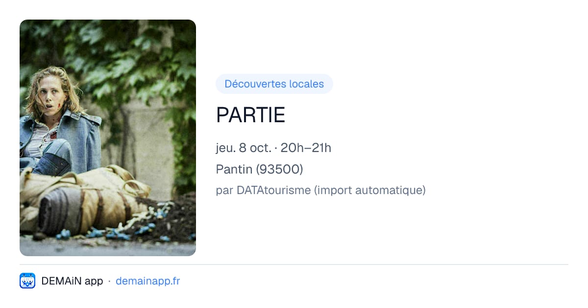 PARTIE — Pantin