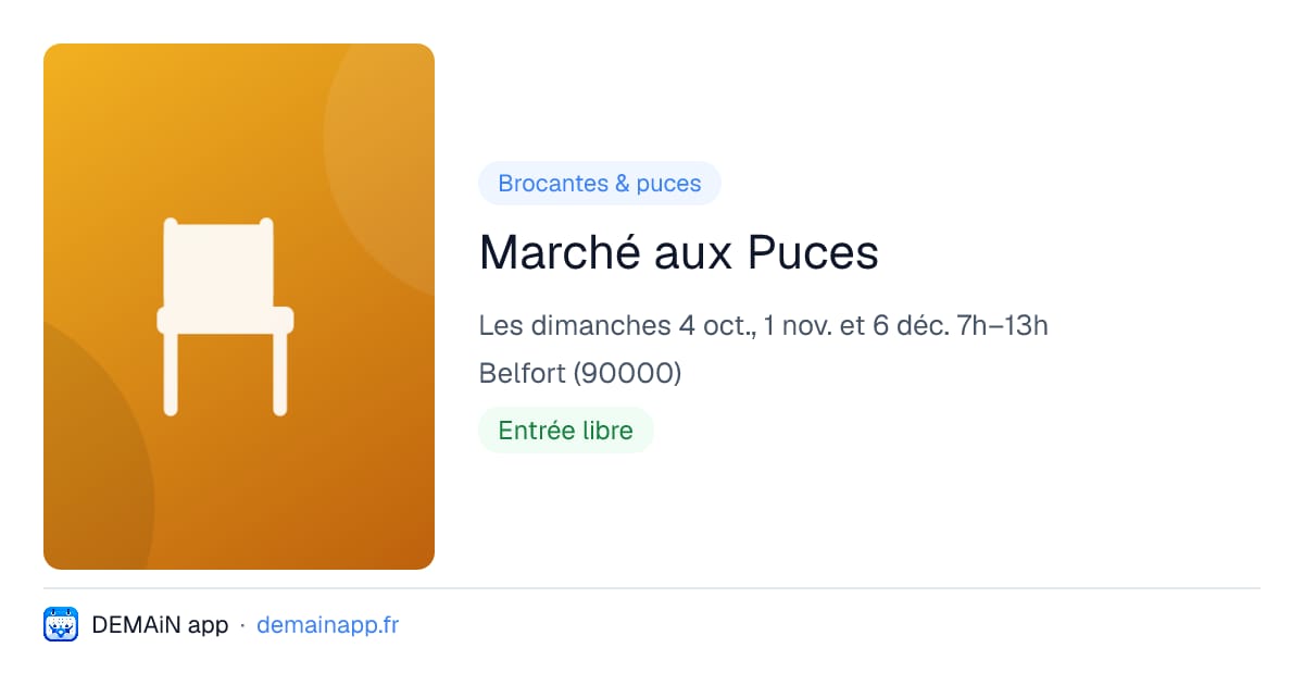 Marché aux Puces — Belfort