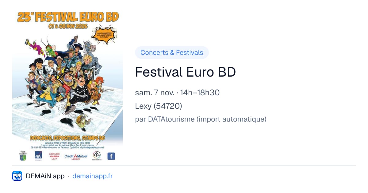 Festival Euro BD — Lexy