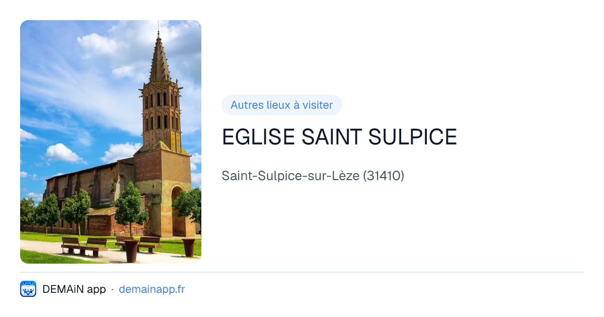 EGLISE SAINT SULPICE — Saint-Sulpice-sur-Lèze