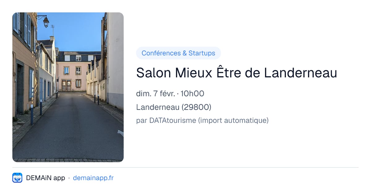 Salon Mieux Être de Landerneau — Landerneau