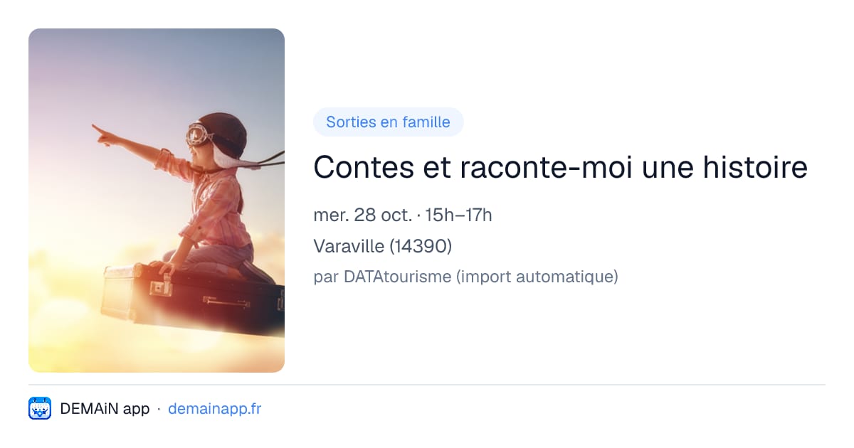 Contes et raconte-moi une histoire — Varaville