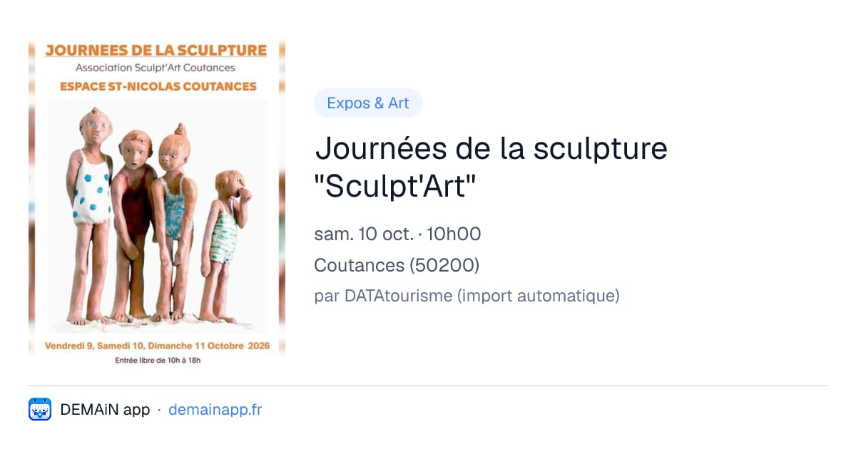 Journées de la sculpture "Sculpt'Art" — Coutances