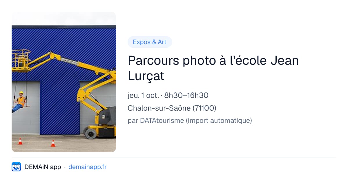 Parcours photo à l'école Jean Lurçat — Chalon-sur-Saône