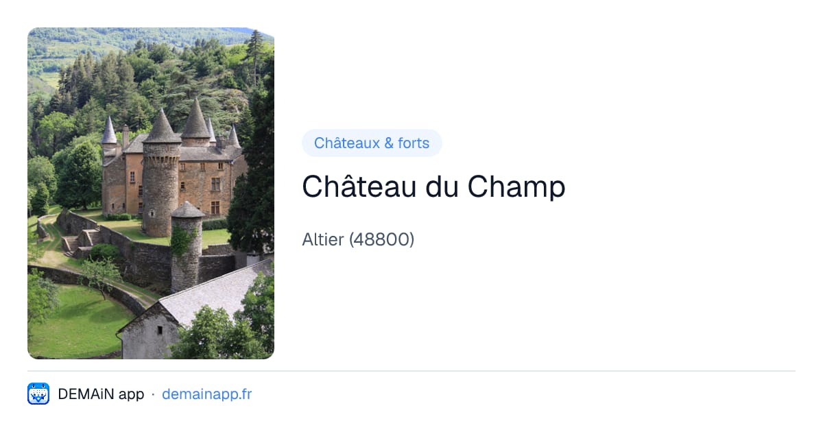 Château du Champ — Altier