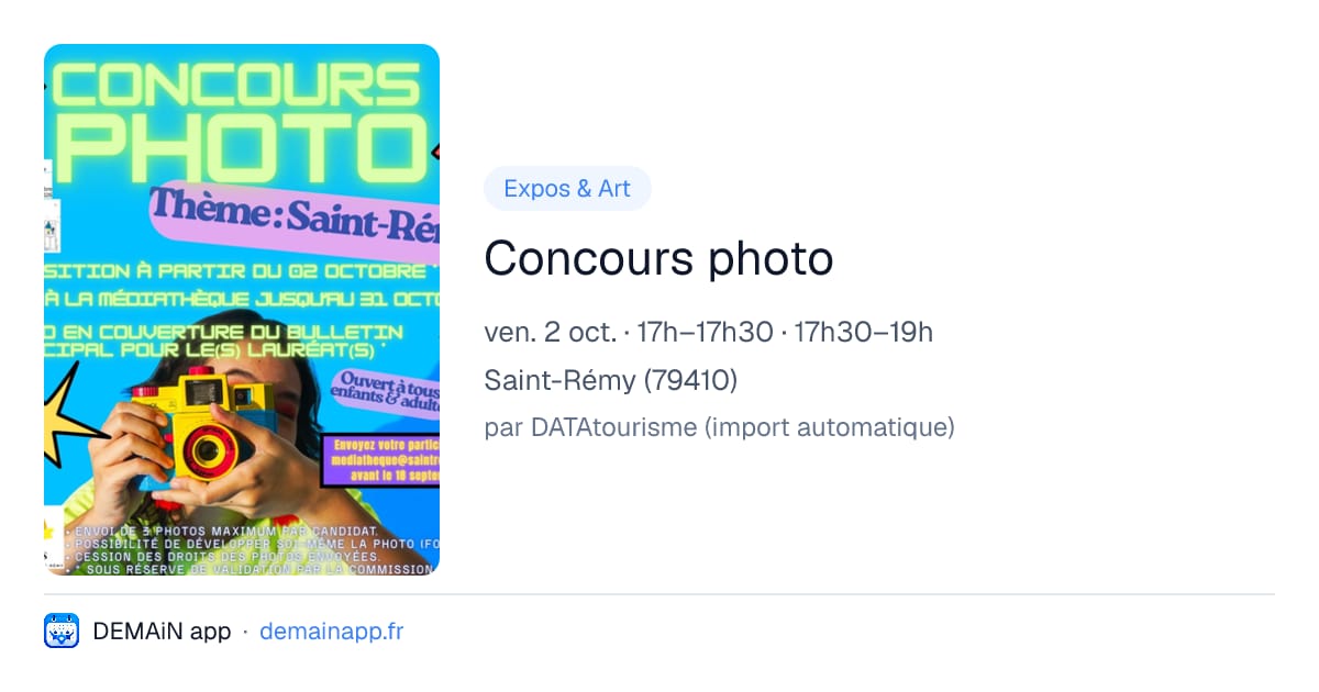 Concours photo — Saint-Rémy