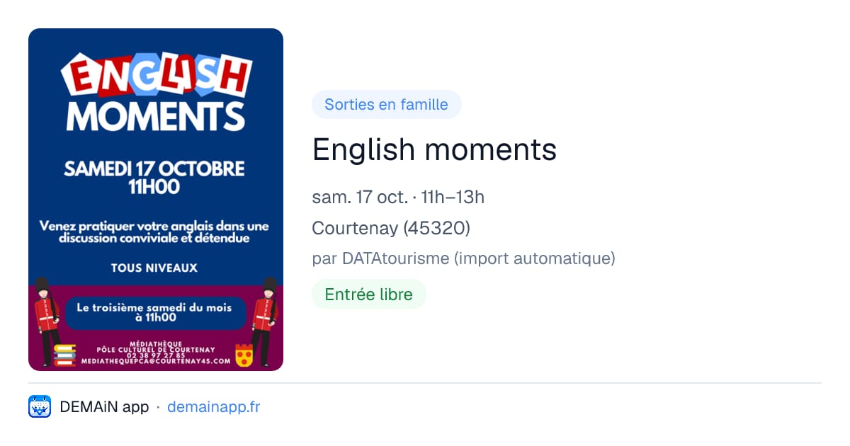 English moments — Courtenay