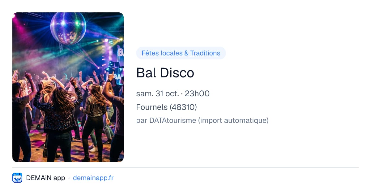 Bal Disco — Fournels