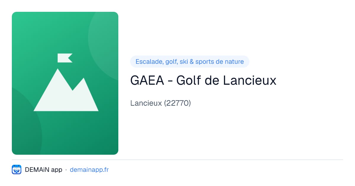 GAEA - Golf de Lancieux — Lancieux