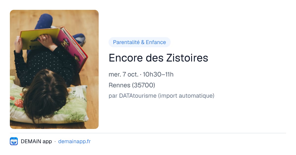 Encore des Zistoires — Rennes