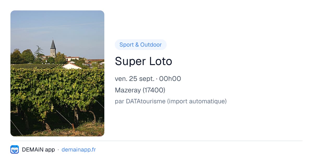 Super Loto — Mazeray