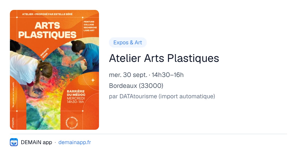 Atelier Arts Plastiques — Bordeaux