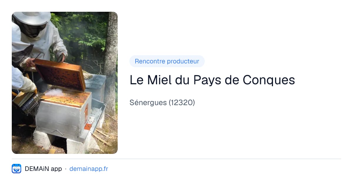 Le Miel du Pays de Conques — Sénergues
