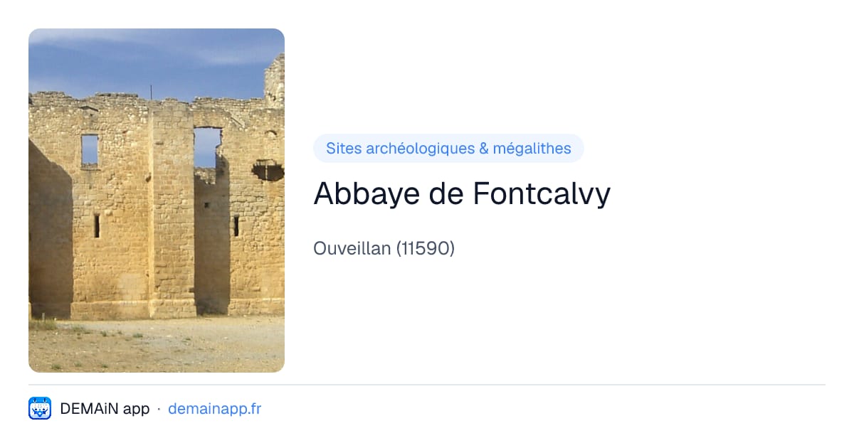 Abbaye de Fontcalvy — Ouveillan