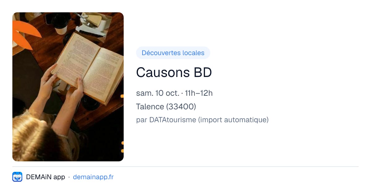 Causons BD — Talence