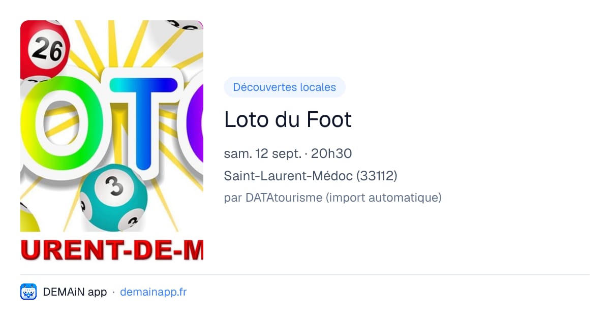 Loto du Foot — Saint-Laurent-Médoc