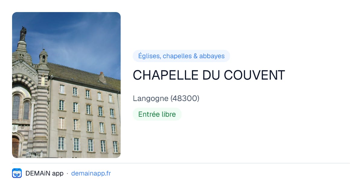 CHAPELLE DU COUVENT — Langogne