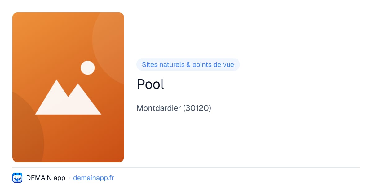 Pool — Montdardier