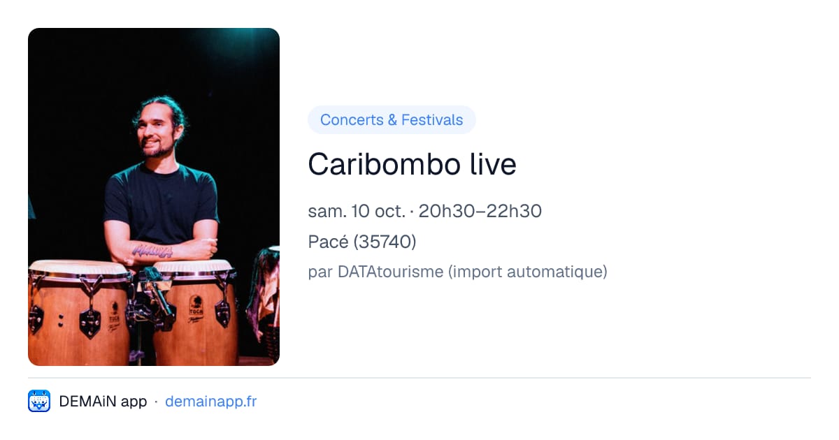 Caribombo live — Pacé